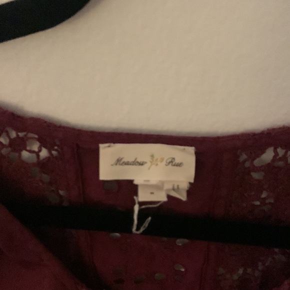 Anthropology Meadow Rue Romantic Lace top - Picture 2 of 4